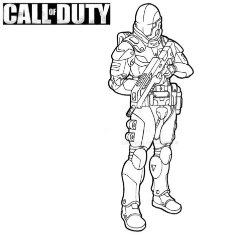 Call of Duty Coloring Pages Printable for Free Download