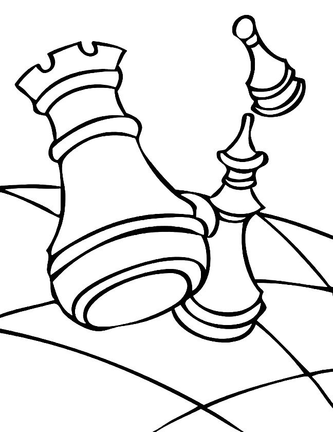 Chess Coloring Pages Printable for Free Download