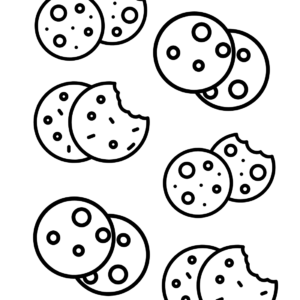 Cookie Coloring Pages Printable for Free Download