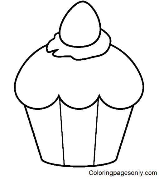 Cupcake Coloring Pages Printable for Free Download