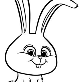 Cute Bunnies Coloring Pages Printable for Free Download