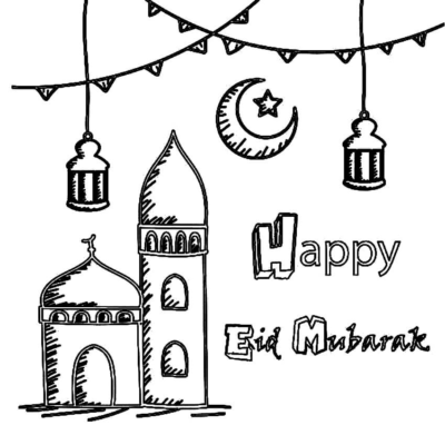 Eid Al-Fitr Coloring Pages Printable for Free Download