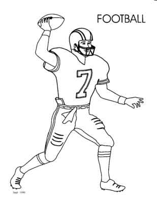 Football Coloring Pages Printable for Free Download