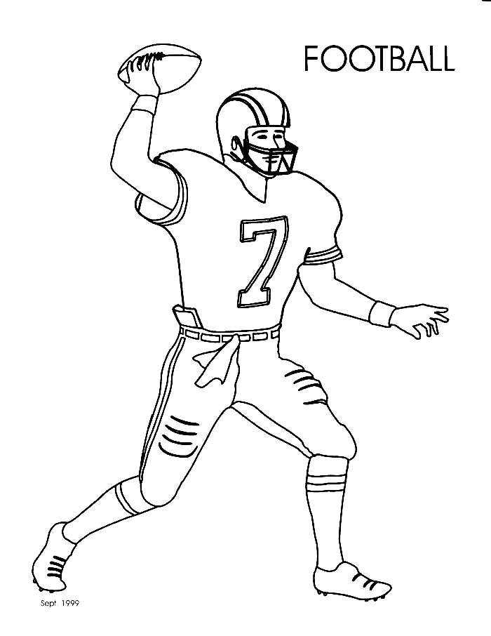 Free Printable Football Coloring Pages For Kids