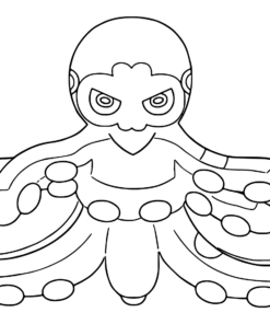 grapploct coloring page pdf pokemon