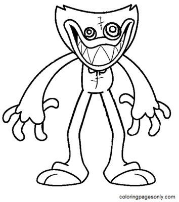 Huggy Wuggy Coloring Pages Printable for Free Download