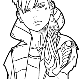 Kawaki Coloring Pages Printable for Free Download