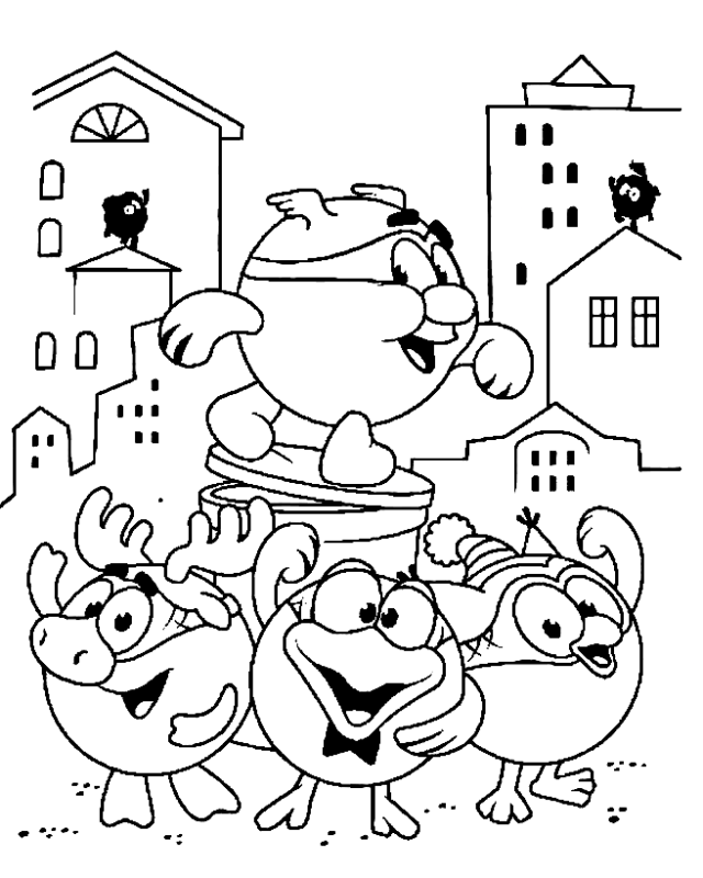 KikoRiki Coloring Pages Printable for Free Download