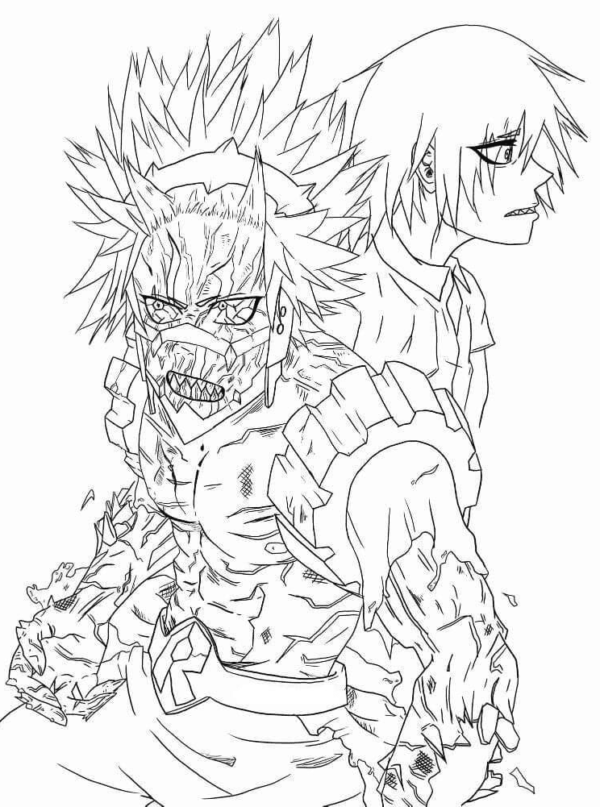 Eijiro Kirishima Coloring Pages Printable For Free Download