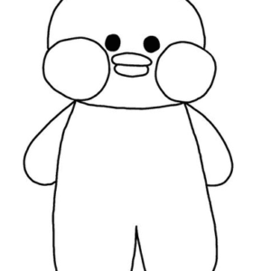 LalaFanfan Duck Coloring Pages Printable for Free Download