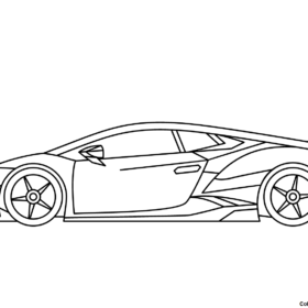 Lamborghini Coloring Pages Printable for Free Download