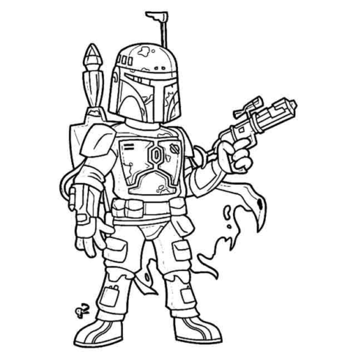 Mandalorian Coloring Pages Printable for Free Download