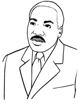 Martin Luther King Jr Coloring Pages Printable for Free Download