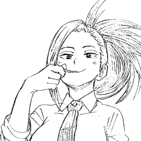 Momo Yaoyorozu Coloring Pages Printable for Free Download