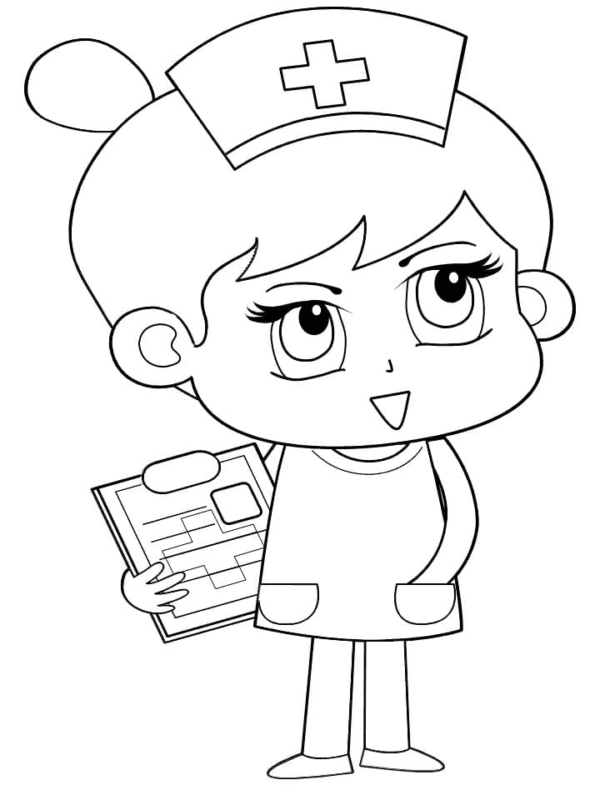 Nurse Coloring Pages Printable for Free Download