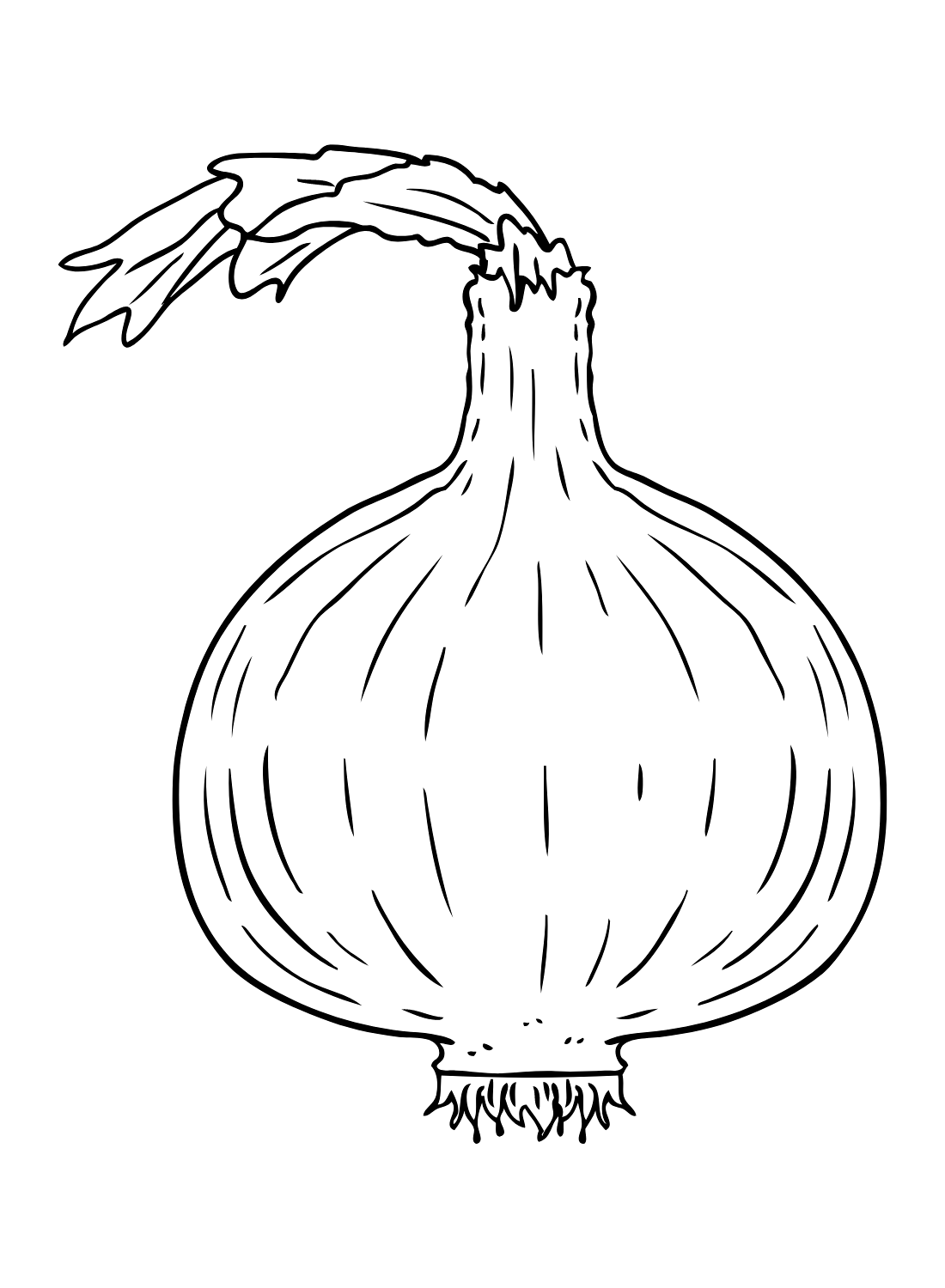 Onion Coloring Pages Printable for Free Download