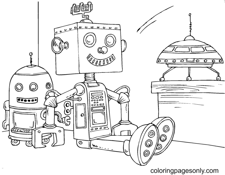 gasket coloring page high quality robots