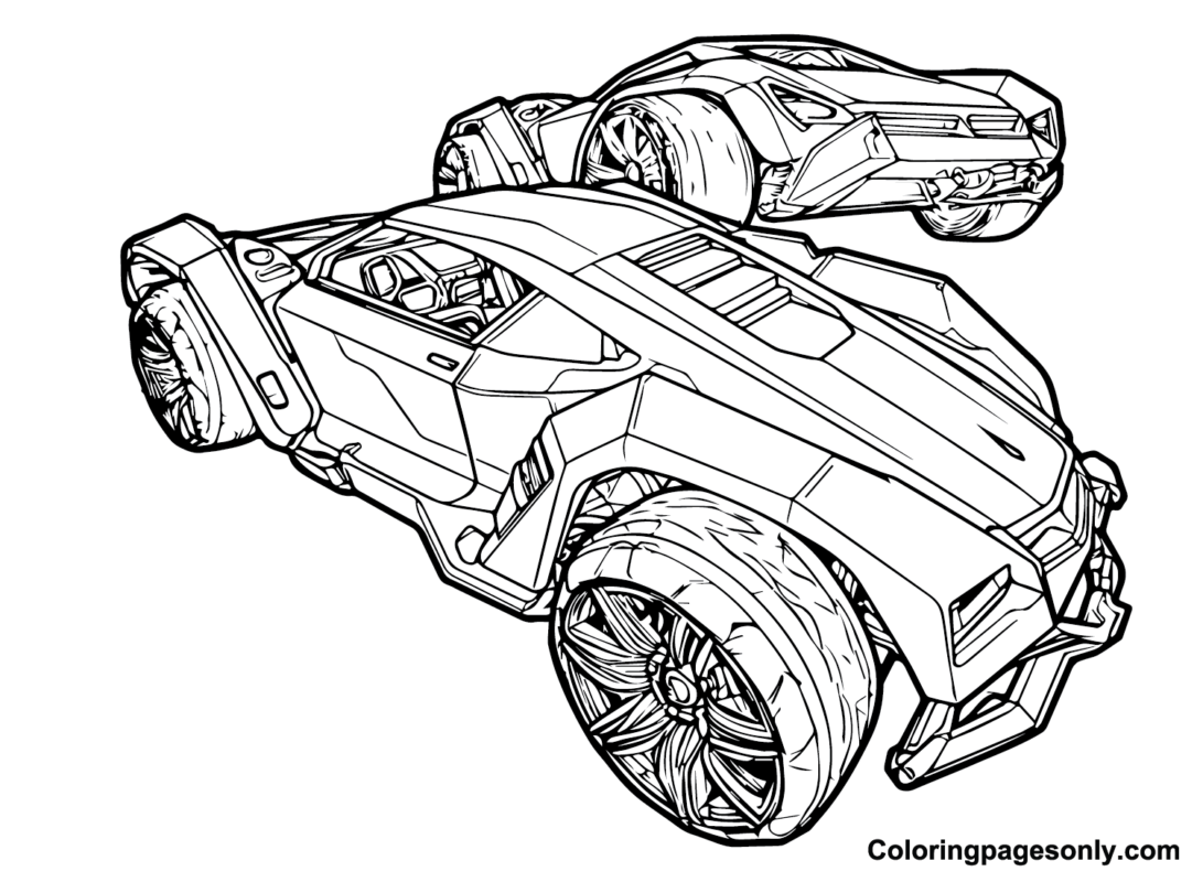 Rocket League Coloring Pages Printable For Free Download