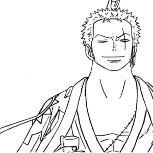 Roronoa Zoro Coloring Pages Printable for Free Download