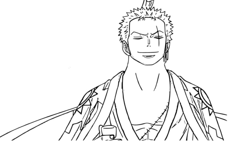 Roronoa Zoro Coloring Pages Printable for Free Download