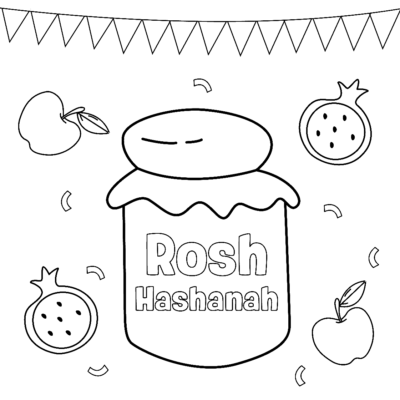 Rosh Hashanah Coloring Pages Printable for Free Download