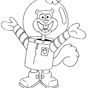 Sandy Cheeks Coloring Pages Printable For Free Download