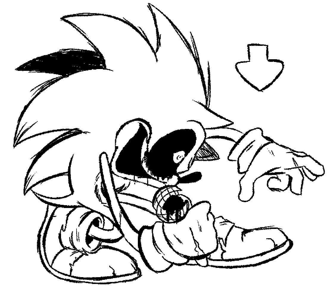 Sonic Exe Coloring Pages - Coloring Pages For Kids And Adults in 2023