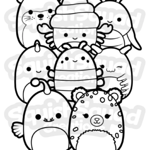 Squishmallow Coloring Pages Printable for Free Download