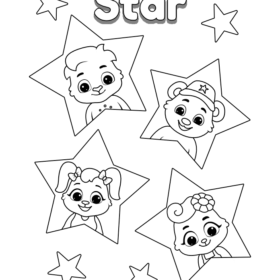 Star Coloring Pages Printable for Free Download