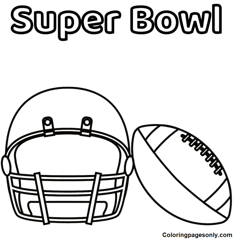 Super Bowl 2023 Coloring Pages Printable For Free Download