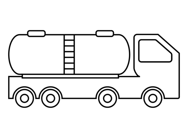 Tanker Truck Coloring Pages Printable for Free Download