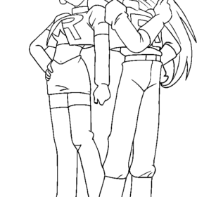 Team Rocket Coloring Pages Printable for Free Download