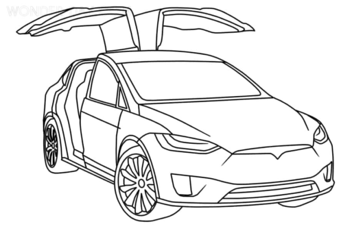 Tesla Coloring Pages Printable for Free Download