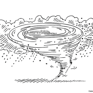 tornado siren coloring pages