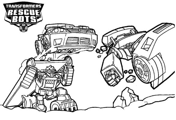 Rescue Bots Coloring Pages Printable for Free Download