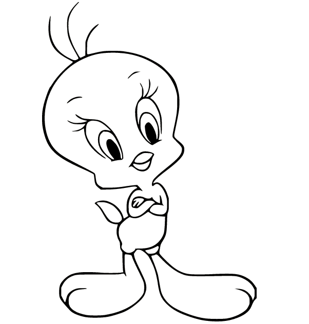 Looney Tunes Tweety bird vector free download