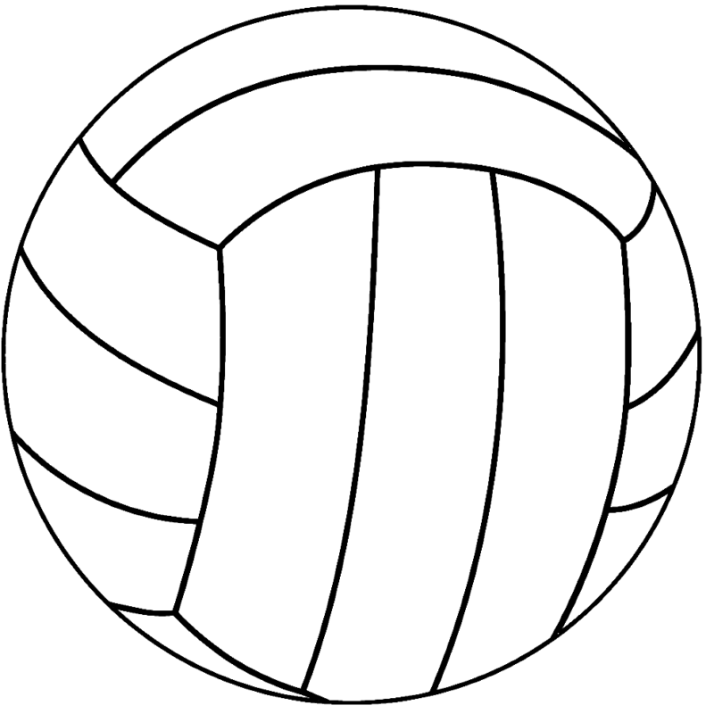 10 Volleyball Printable Coloring Pages for Kids and Adults