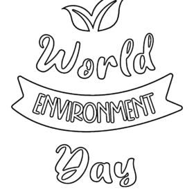 World Environment Day Coloring Pages Printable for Free Download