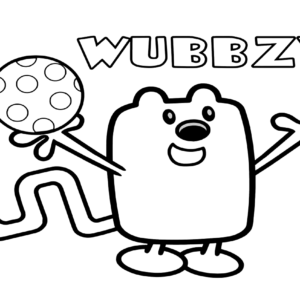 wubzzy coloring pages