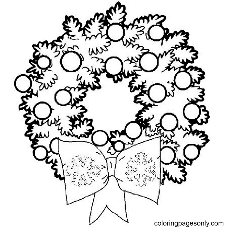 printable xmas wreath