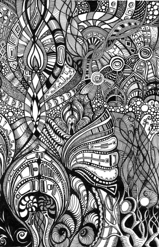 Psychedelic Coloring Pages Printable for Free Download