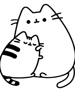 Pusheen Coloring Pages Printable for Free Download