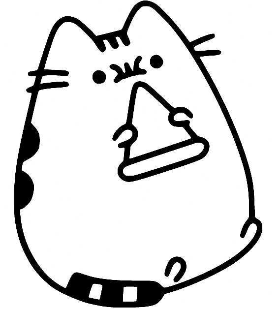 Pusheen Coloring Pages Printable for Free Download