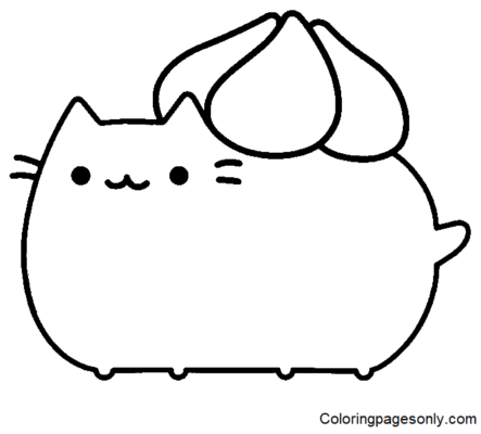 Pusheen Coloring Pages Printable for Free Download