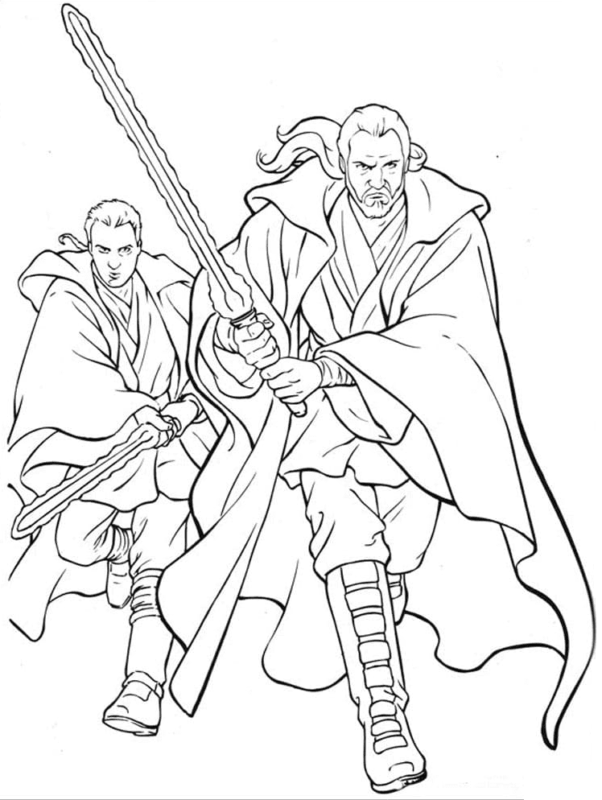 Obi-Wan Kenobi Coloring Pages Printable for Free Download