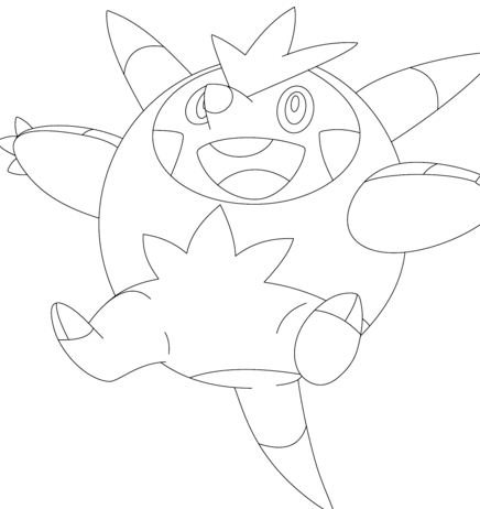 Pokemon Characters Coloring Pages Printable for Free Download