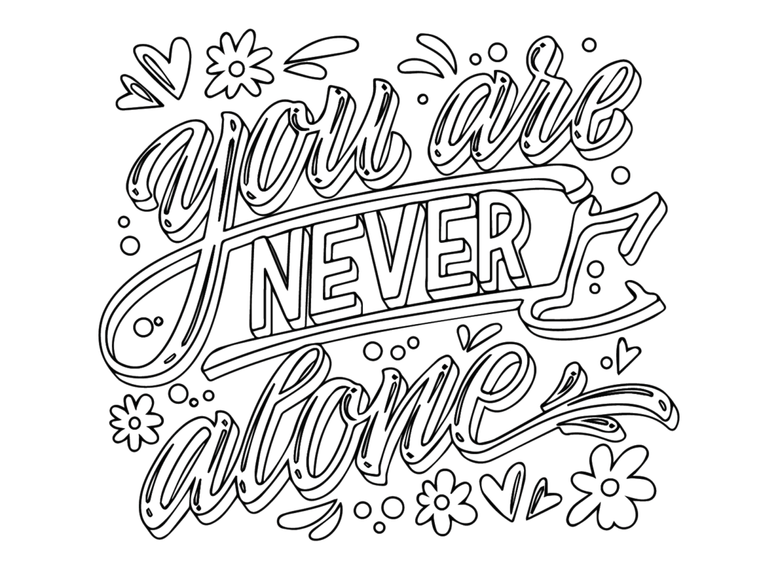 Mental Health Coloring Pages Printable for Free Download