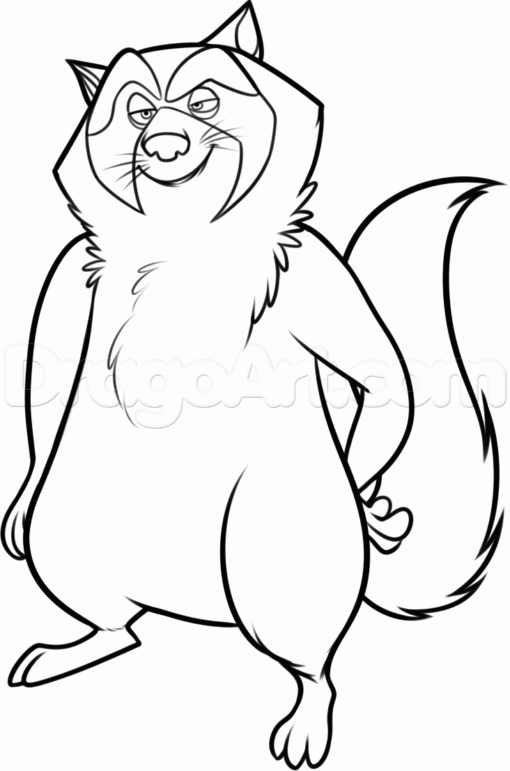The Nut Job Coloring Pages Printable for Free Download