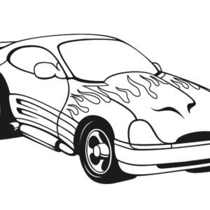 Racing Car Coloring Pages Printable for Free Download