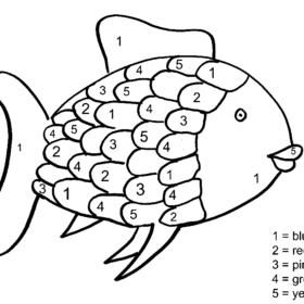 Rainbow Fish Coloring Pages Printable for Free Download